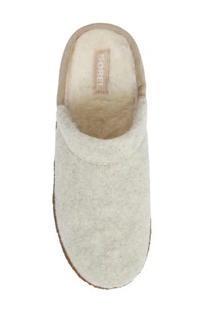 Sorel Nakiska Scuff Slippers In Ancient Fossil Gum