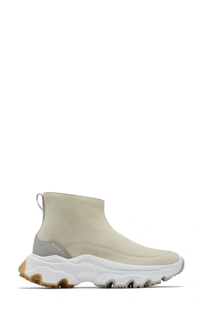 Shop Sorel Kinetic™ Breakthru Acadia Waterproof High Top Sneaker In Chalk Sea Salt