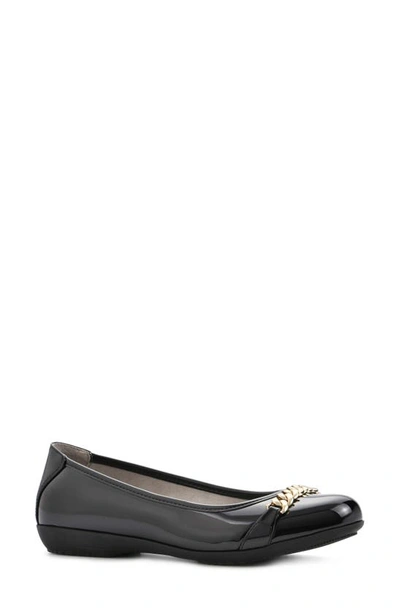 Shop Cliffs By White Mountain White Mountain Charmed Flat In Black Patent