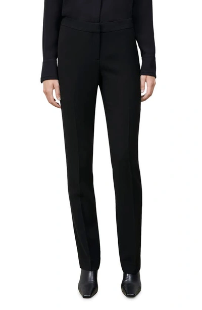 Lafayette 148 Plus Size Barrow Straight-leg Crepe Pants In Black