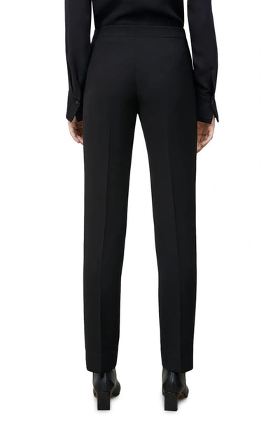 Lafayette 148 Plus Size Barrow Straight-leg Crepe Pants In Black