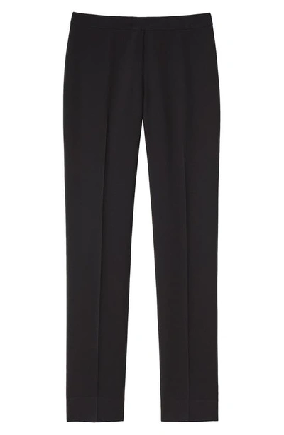 Lafayette 148 Plus Size Barrow Straight-leg Crepe Pants In Black