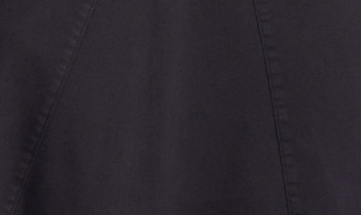 Wash Lab Denim Selma Pieced Asymmetric Denim Maxi Skirt In True Black