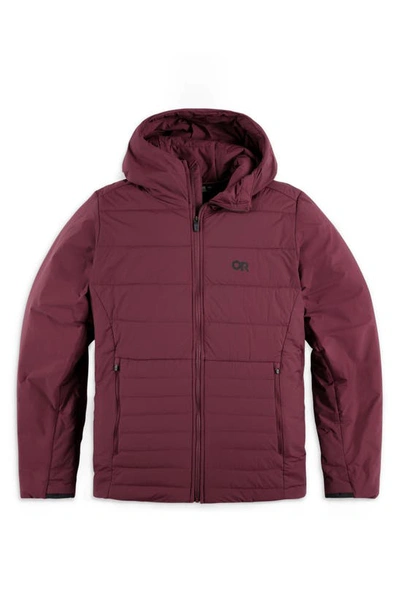 Shop Outdoor Research Shadow Quilted Hooded Jacket In Kalamata