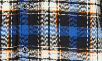 Shop Outdoor Research Feedback Flannel Button-up Shirt In Classic Blue Plaid
