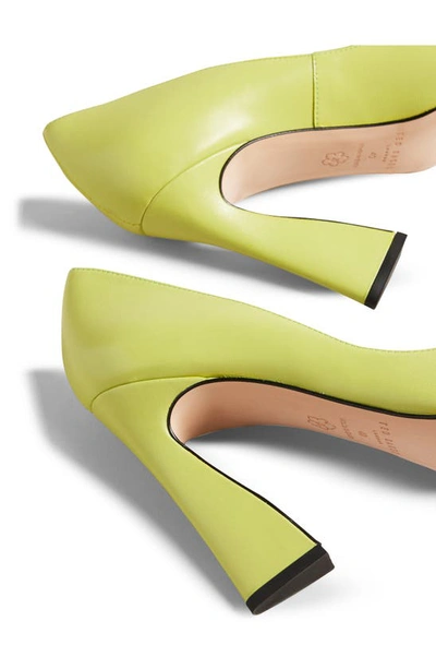 Shop Ted Baker Teyma Pointed Toe Court Pump In Pale Green