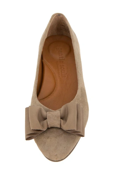 Shop Gentle Souls By Kenneth Cole Atlas Flat In Mushroom