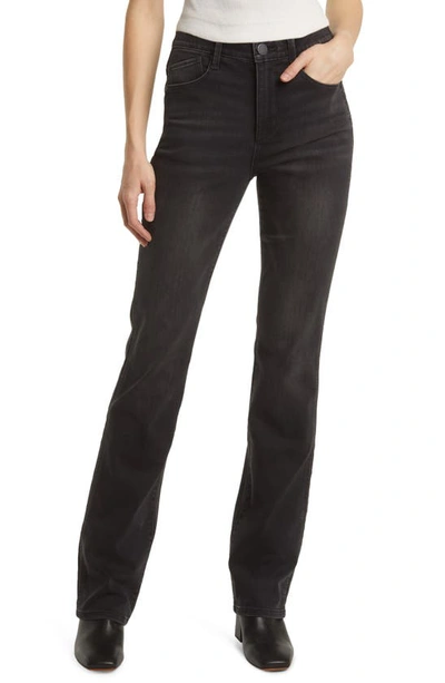 Wit & Wisdom Absolution Skyrise Itty Bitty Bootcut Jeans In Wbk-washed  Black | ModeSens