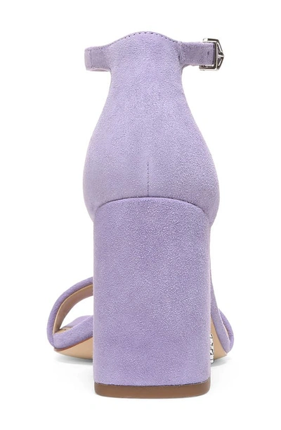 Shop Sam Edelman Daniella Ankle Strap Sandal In Purple Iris