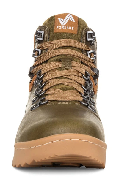 Shop Forsake Patch Waterproof Mid Hiking Boot In Olive