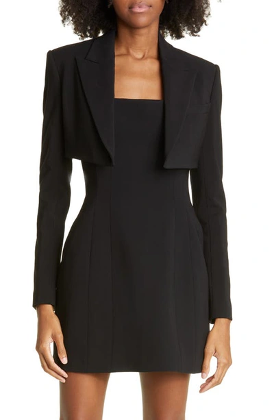 Shop A.l.c Andrews Crop Blazer In Black