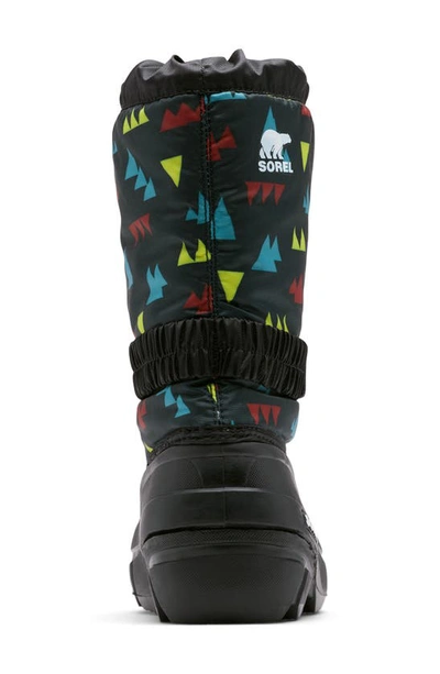 Shop Sorel Flurry Weather Resistant Snow Boot In Black/ Black