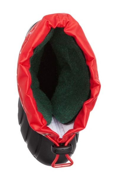 Shop Sorel Flurry Weather Resistant Snow Boot In Cherrybomb/ Black