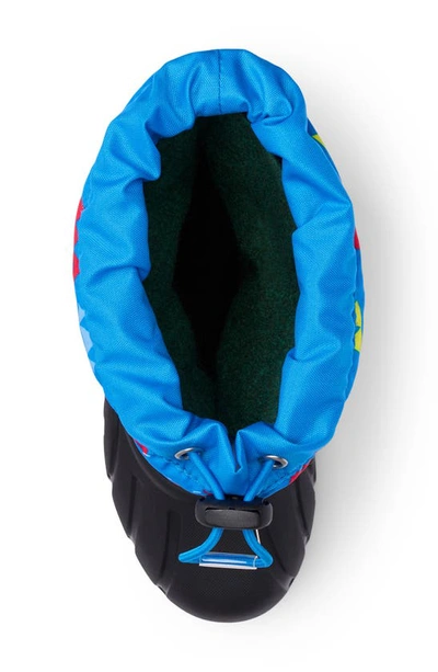 Shop Sorel Flurry Weather Resistant Snow Boot In Hyper Blue/ Black