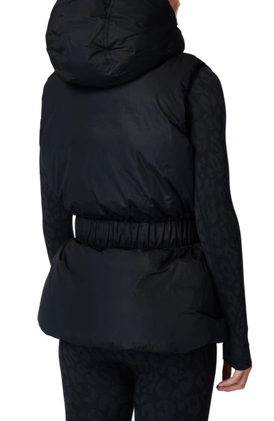 Shop Sweaty Betty Formation Water Resistant Down Puffer Vest In Night Black