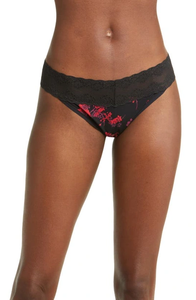 Shop Natori Bliss Perfection Thong In Cab Kyoto