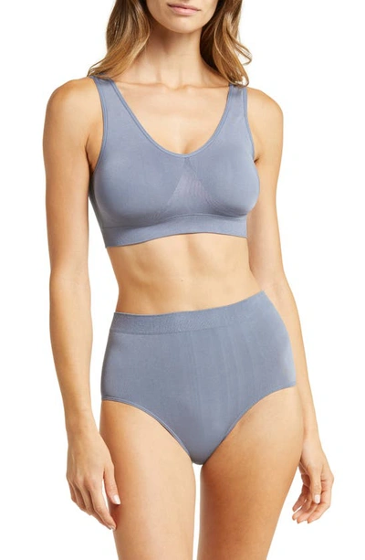 Shop Wacoal B Smooth Seamless Bralette In Folkstone Gray