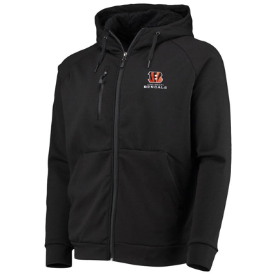 Cincinnati Bengals Dunbrooke Shag Tri-Blend Full-Zip Raglan Hoodie - Black