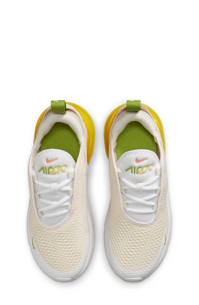 Shop Nike Air Max 270 Sneaker In White/ Crimson Bliss/ Yellow