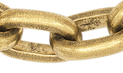 John Varvatos Artisan Chain Bracelet In Brass