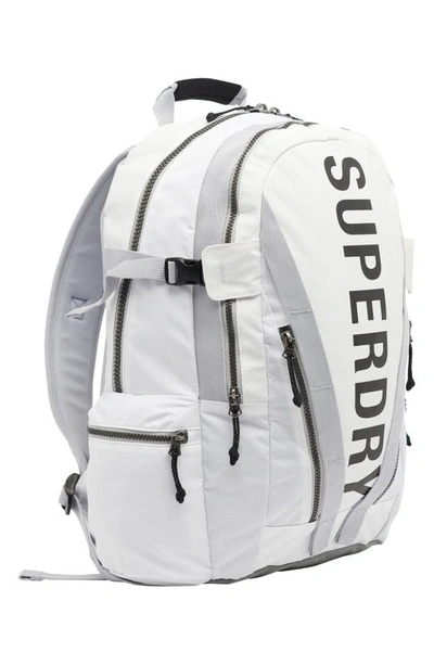 Superdry Men's Mountain Tarp Graphic Backpack White / Optic | ModeSens