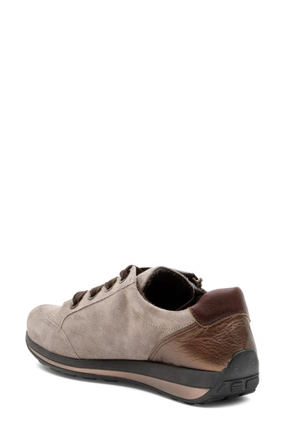 Shop Ara Ollie Lace-up Sneaker In Bronze