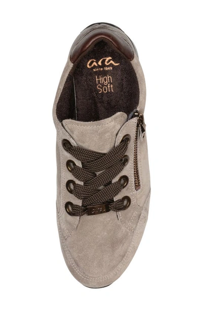 Shop Ara Ollie Lace-up Sneaker In Bronze