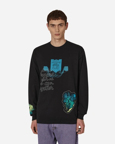 Shop Total Luxury Spa Cauleen Smith Ninjas In The Dark Longsleeve T-shirt In Black