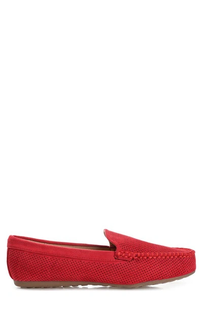 Journee Collection Halsey Womens Round Loafers In Red