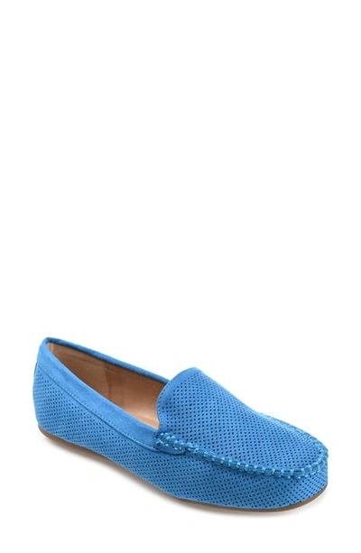 Shop Journee Collection Halsey Loafer In Blue