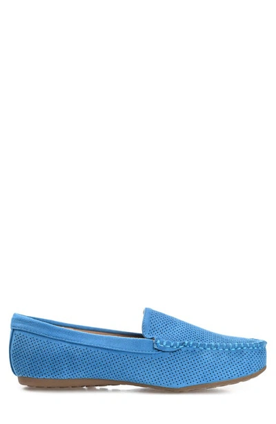 Shop Journee Collection Halsey Loafer In Blue