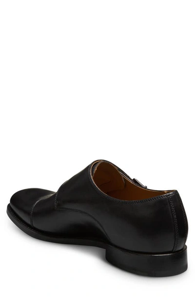 Shop Allen Edmonds Pierce Monk Strap Shoe In Black