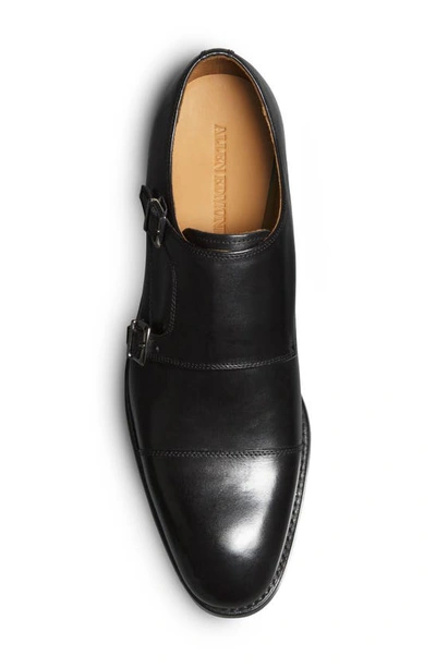 Shop Allen Edmonds Pierce Monk Strap Shoe In Black