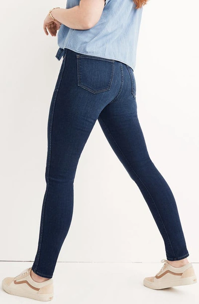 Madewell Petite High Rise Skinny Jeans In Hayes Wash In Hayes Wash