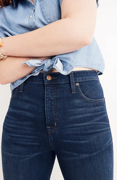 Madewell Petite High Rise Skinny Jeans In Hayes Wash In Hayes Wash