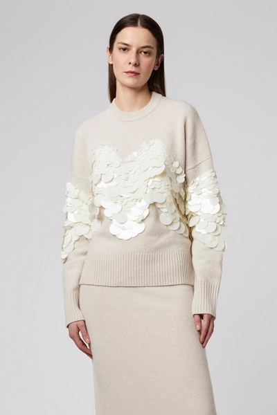 Shop Altuzarra Fall Winter 22 'mayim' Sweater In Ivory