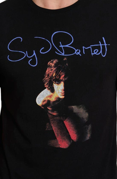 Shop John Varvatos Syd Barrett Floor Graphic Tee In Black