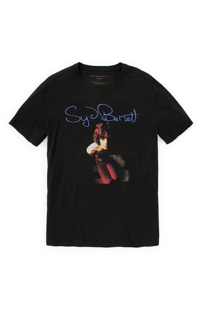 Shop John Varvatos Syd Barrett Floor Graphic Tee In Black