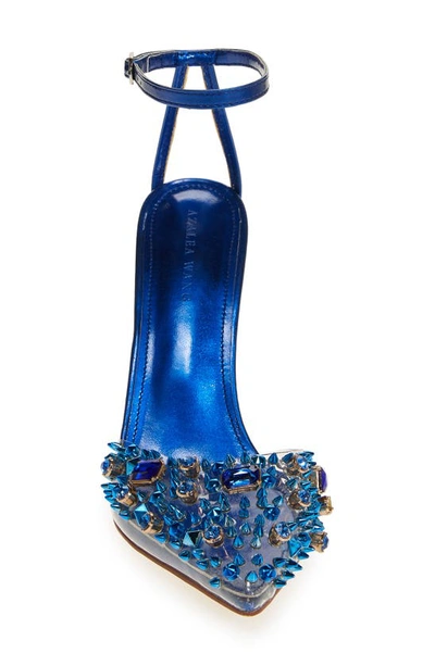 Shop Azalea Wang Popstar Sandal In Blue