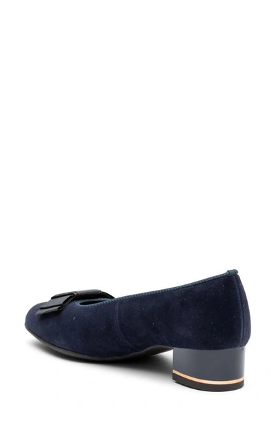Ara Garnet Suede Pump In Midnight Suede