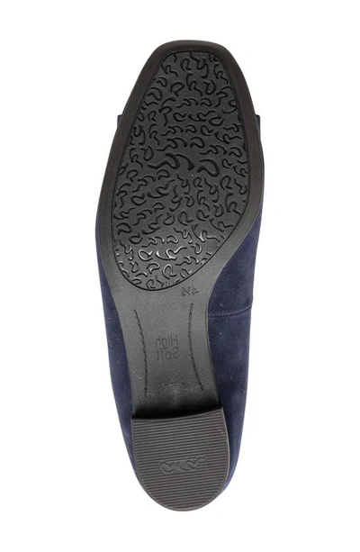 Ara Garnet Suede Pump In Midnight Suede