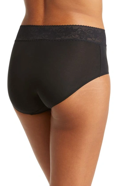 Wacoal Comfort Touch Lace-trim Briefs In Black