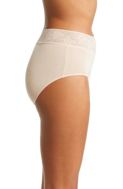 Wacoal Comfort Touch Lace-trim Briefs In Sand