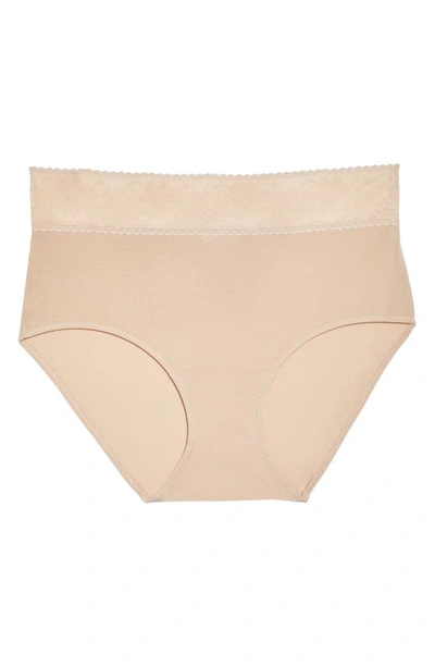 Wacoal Comfort Touch Lace-trim Briefs In Sand
