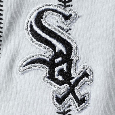Shop Outerstuff Infant White Chicago White Sox Pinstripe Power Hitter Coverall