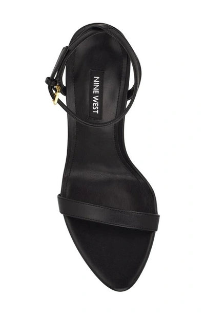 Nine West Women's Reina Almond Toe Stiletto Dress Sandals In Black