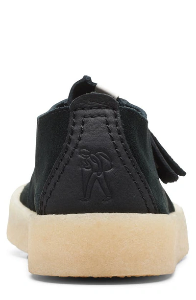 Shop Clarks Originals Trek Cup Sneaker In Black Suede