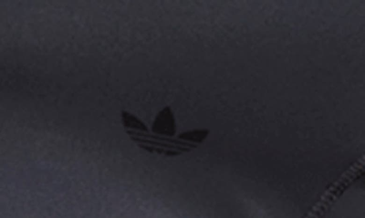 Shop Adidas Originals Trefoil Corset Crop Top In Night Grey