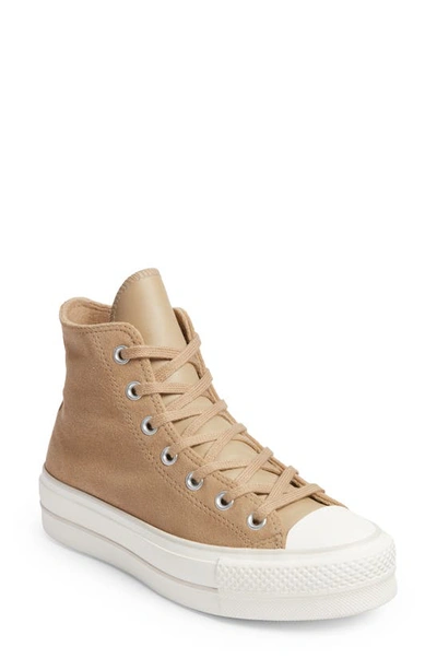 Converse Women's Chuck Taylor All Star Lift Cozy Utility Suede Sneakers In  Nomad Khaki | ModeSens