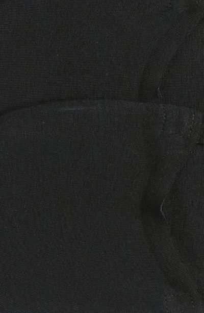 Nordstrom 3-pack Cotton Blend No-show Socks In Black